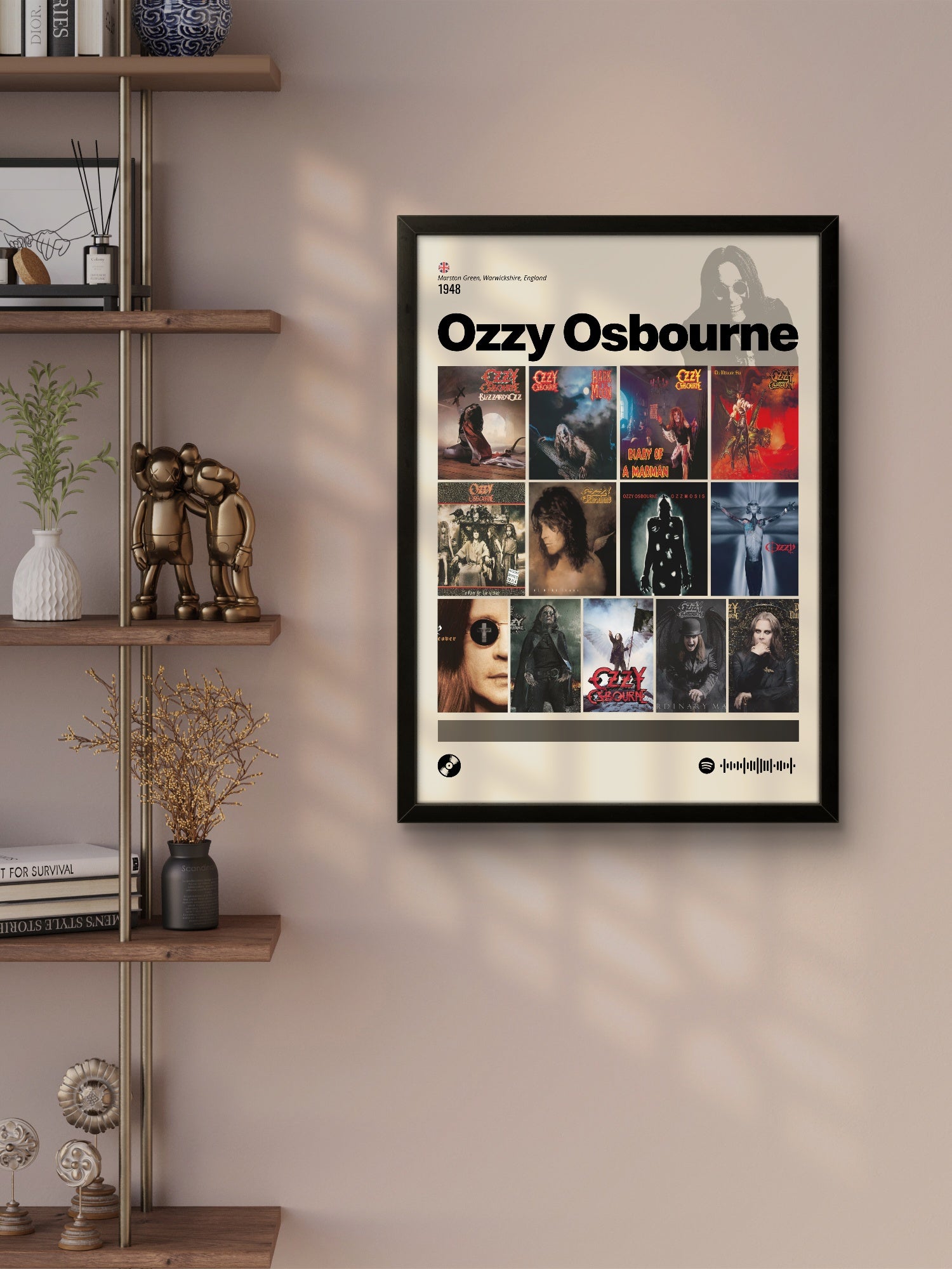 Quadro: Ozzy Osbourne / Discografia (1948) - Quadraê