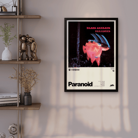 Quadro: Paranoid (1970) by Black Sabbath - Quadraê