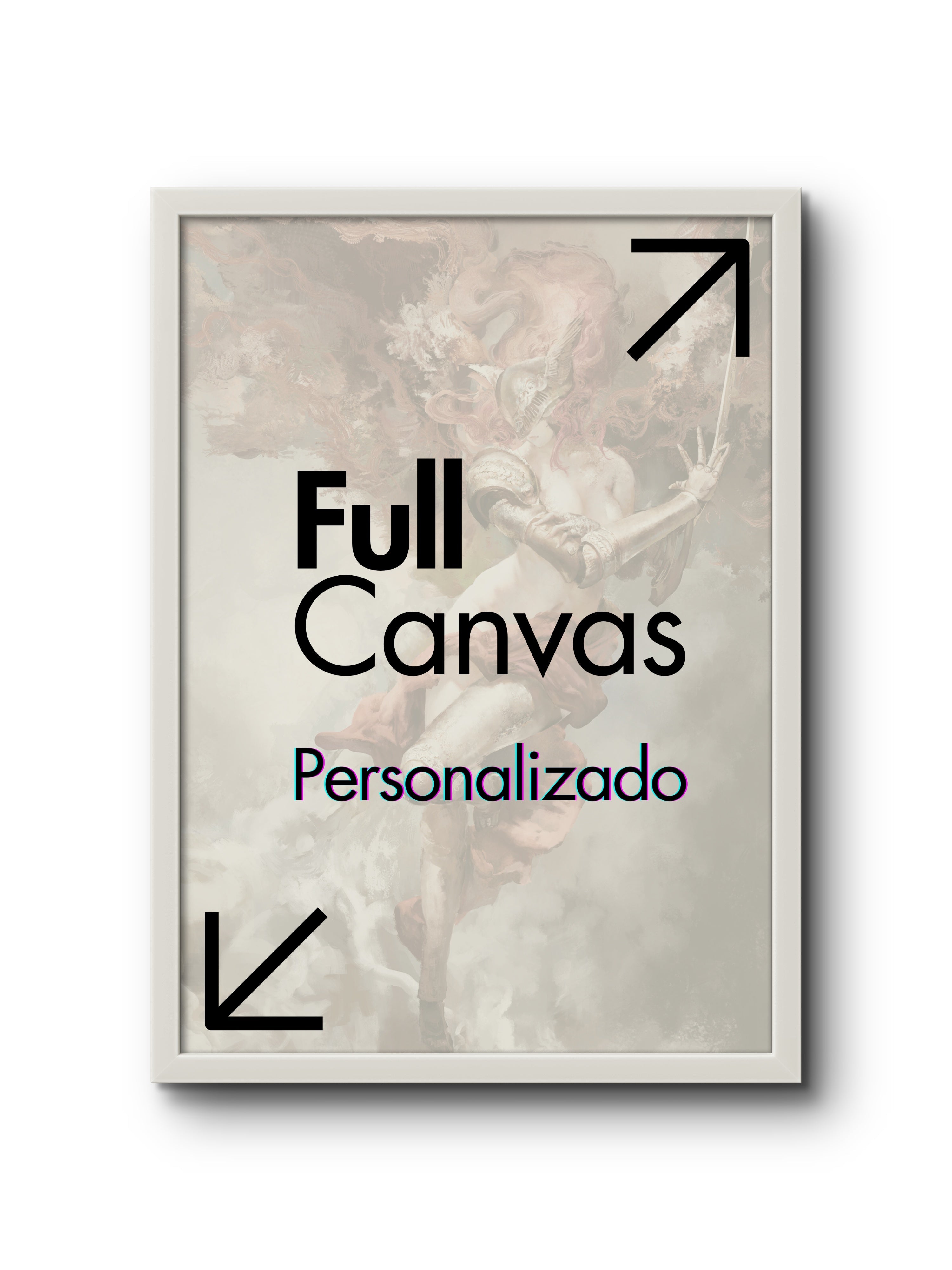 Quadro: PERSONALIZE Full Canvas (Tema Livre) - Quadraê