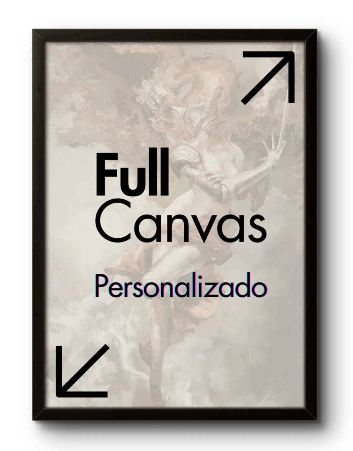 Quadro: PERSONALIZE Full Canvas (Tema Livre) - Quadraê