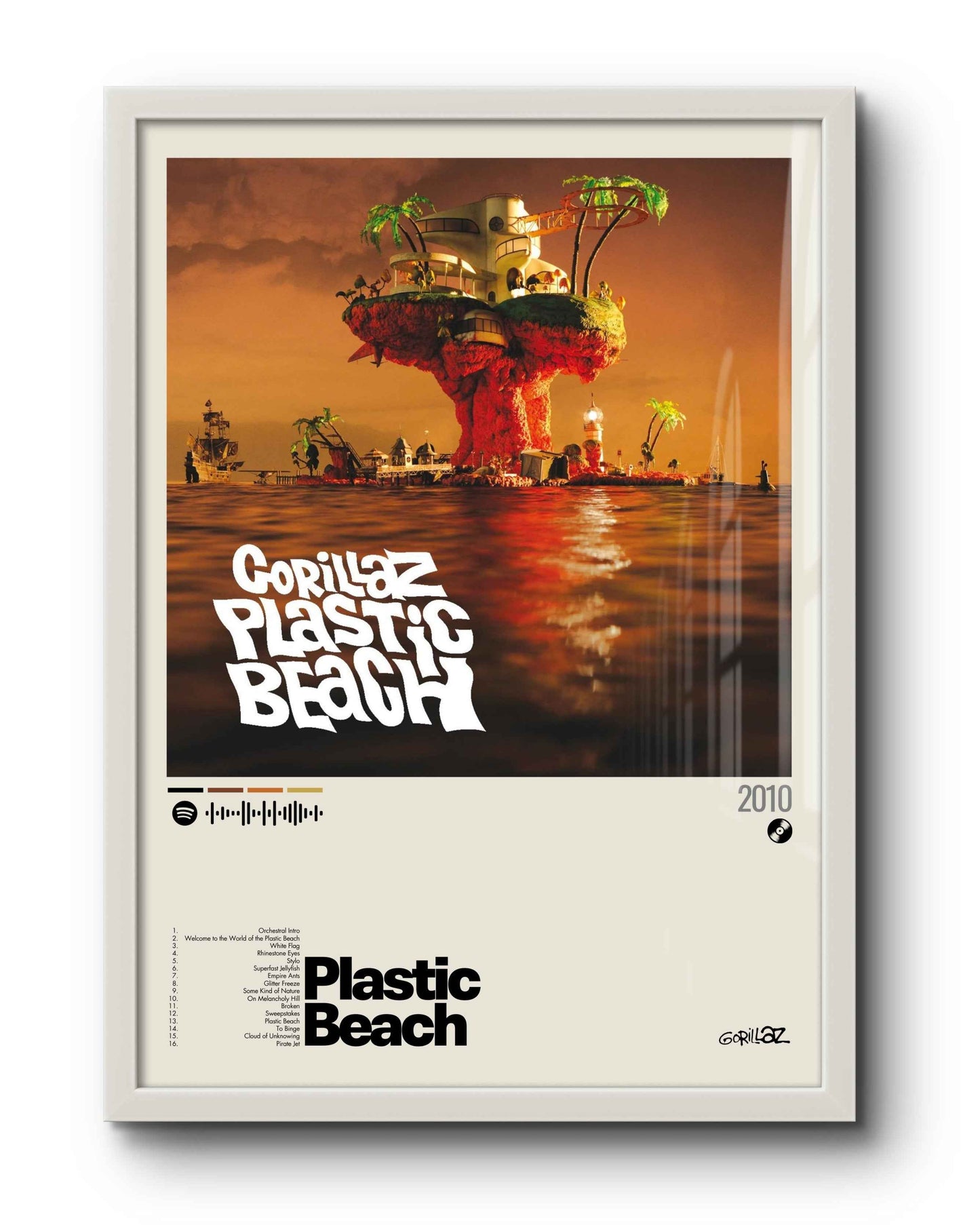 Quadro: Plastic Beach (2010) by Gorillaz