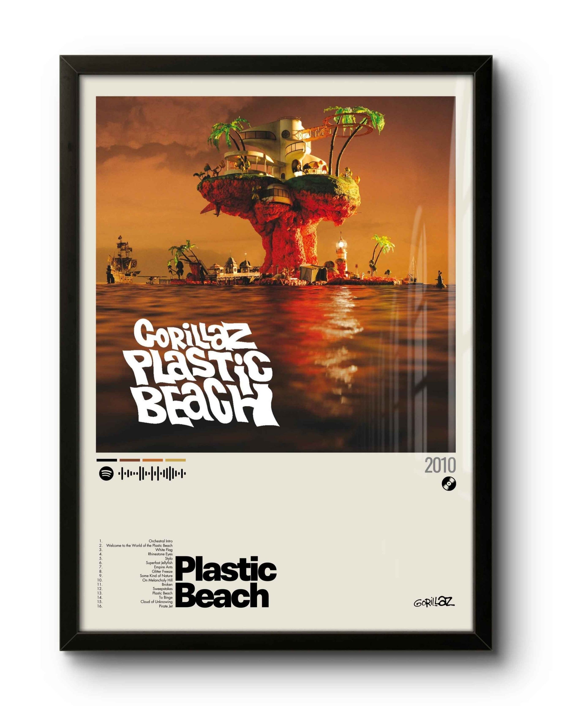 Quadro: Plastic Beach (2010) by Gorillaz