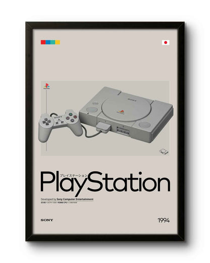 Quadro: PlayStation (PS1) by Sony (1994) / Consoles