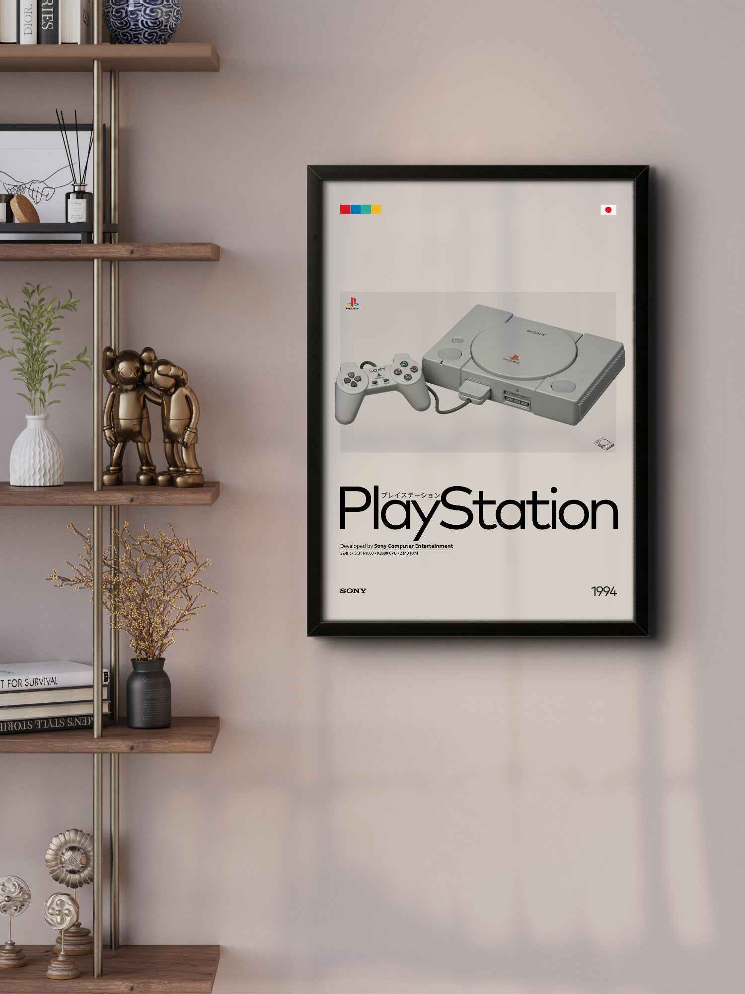 Quadro: PlayStation (PS1) by Sony (1994) / Consoles