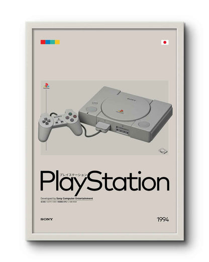 Quadro: PlayStation (PS1) by Sony (1994) / Consoles