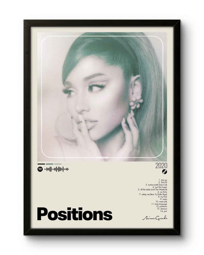 Quadro: Positions (2020) by Ariana Grande - Quadraê