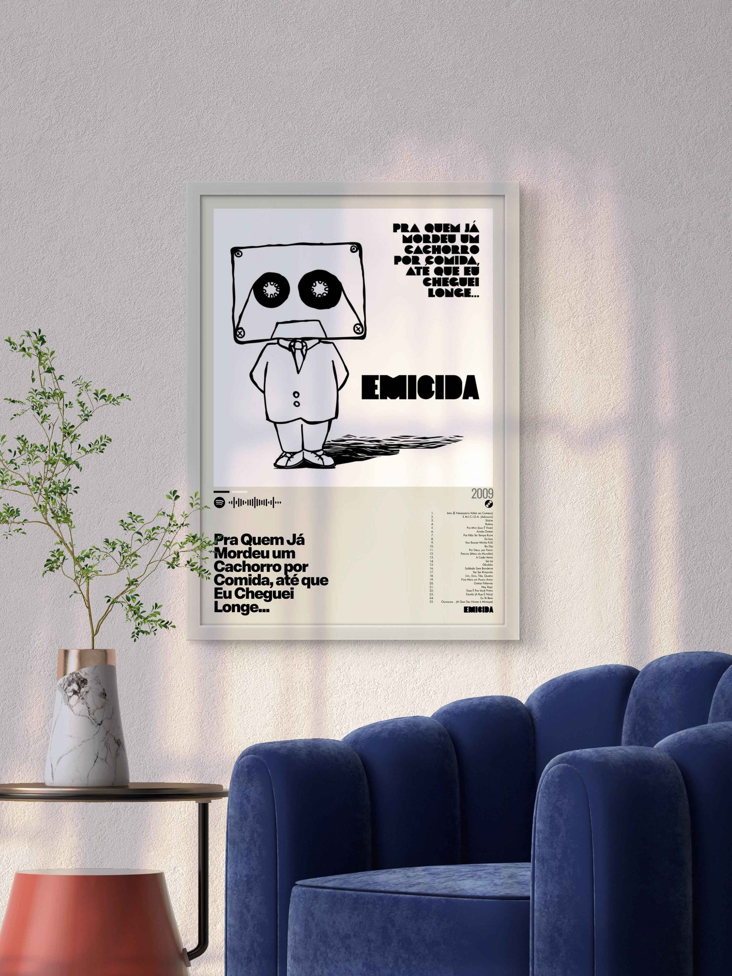 Quadro: Pra Quem Já Mordeu Um Cachorro... (2009) by Emicida