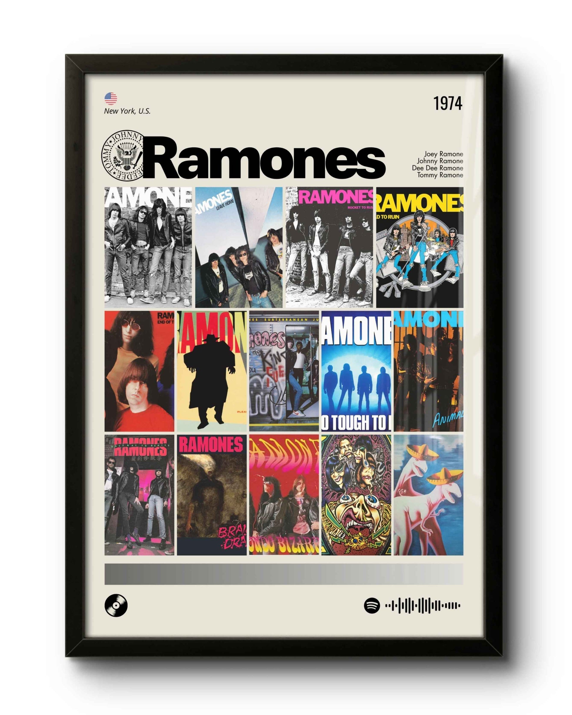 Quadro: Ramones / Discografia (1974)