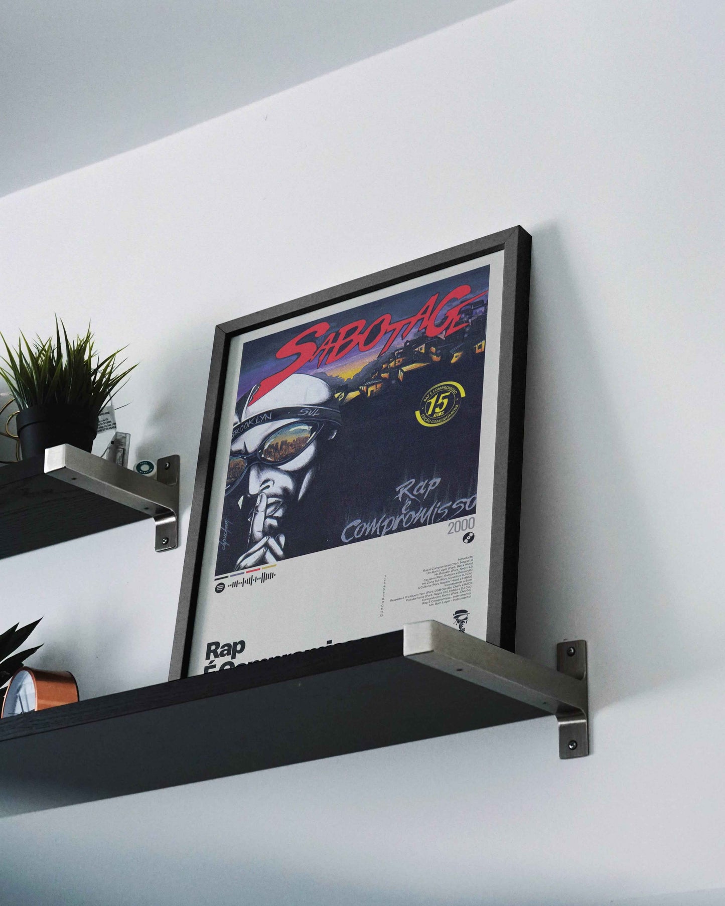 Quadro: Rap é Compromisso (2000) por Sabotage - Quadraê