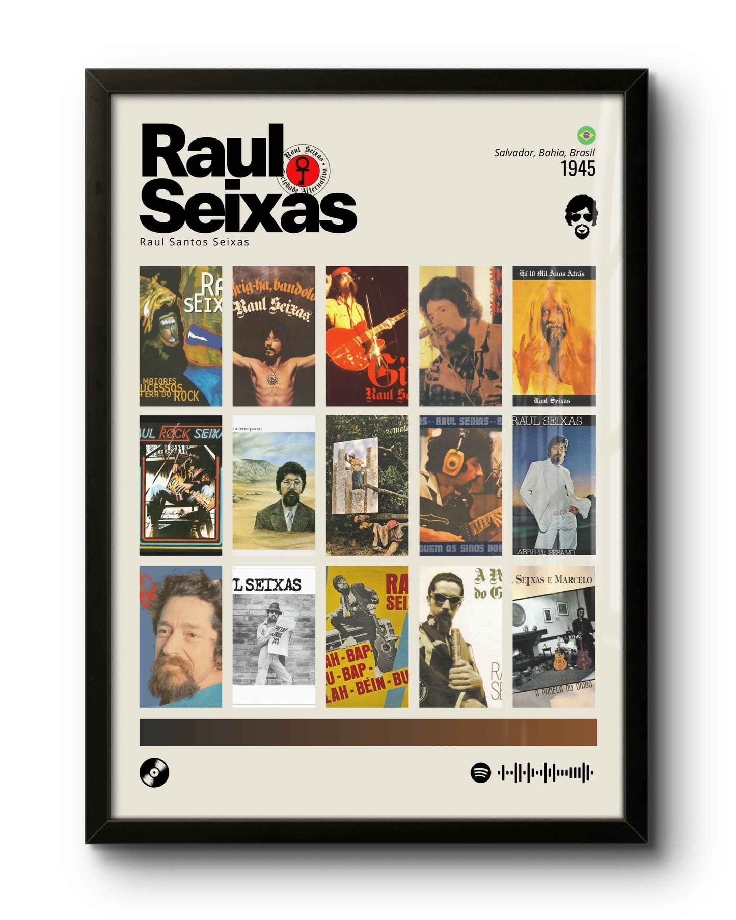 Quadro: Raul Seixas / Discografia (1945)