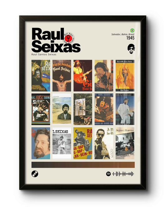 Quadro: Raul Seixas / Discografia (1945)