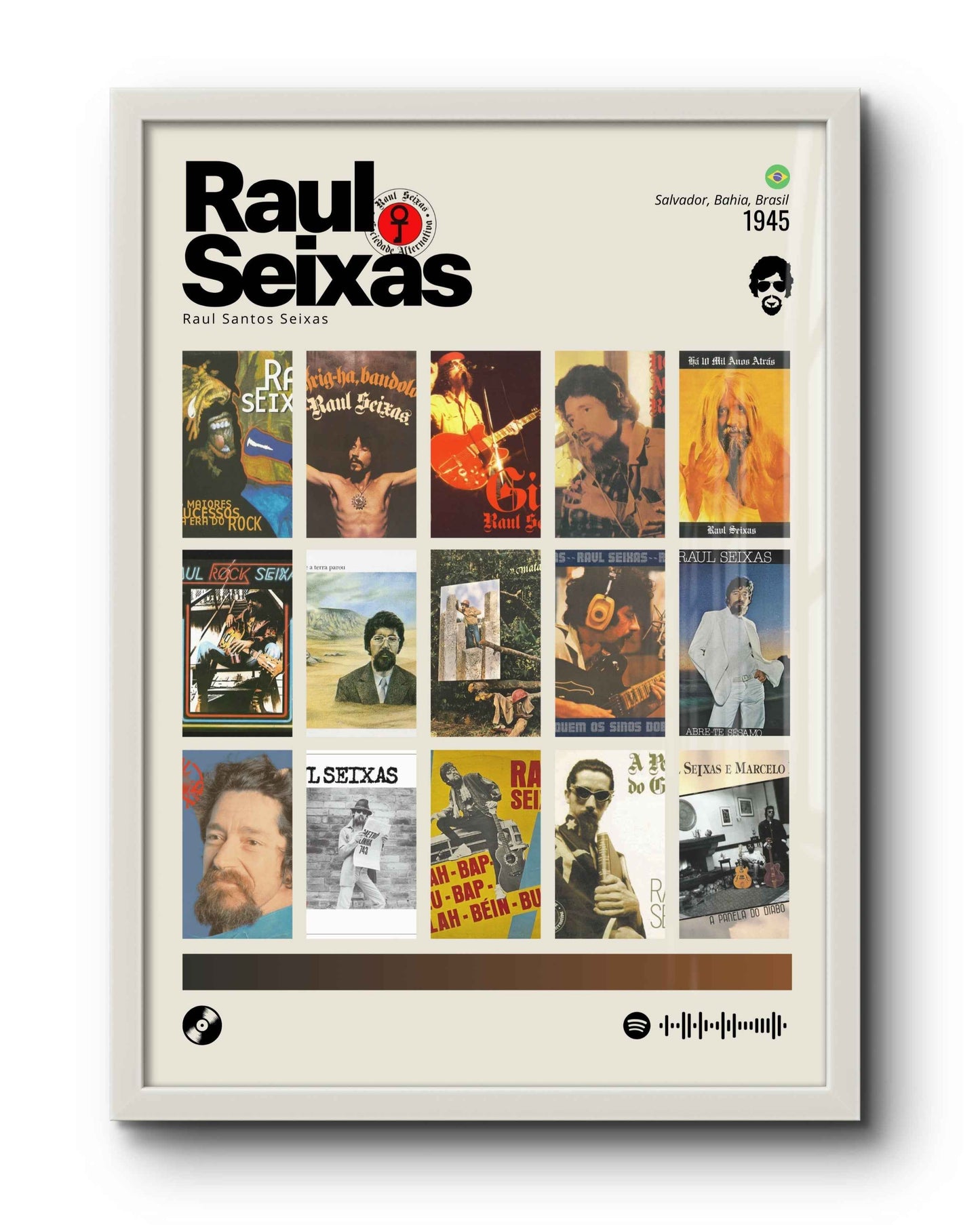 Quadro: Raul Seixas / Discografia (1945)