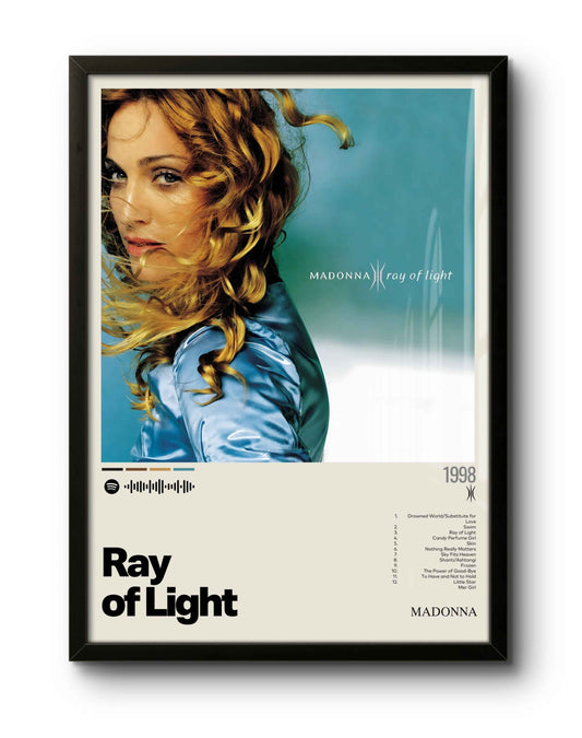 Quadro: Ray of Light (1998) by Madonna
