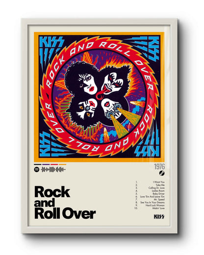 Quadro: Rock and Roll Over (1976) by Kiss