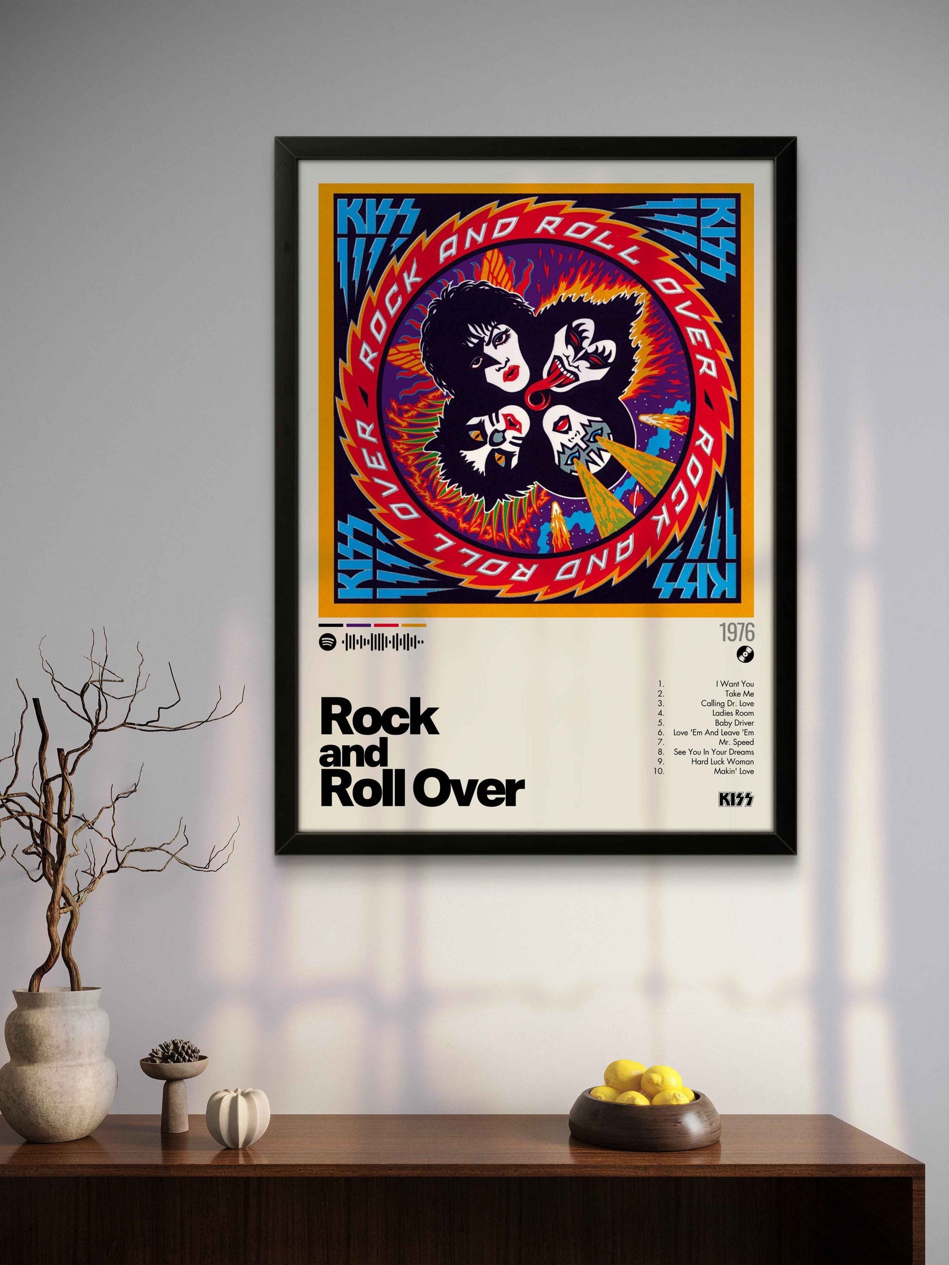 Quadro: Rock and Roll Over (1976) by Kiss