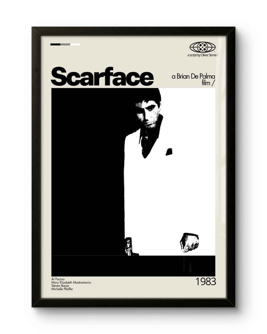 Quadro: Scarface (1983) v3 - Quadraê