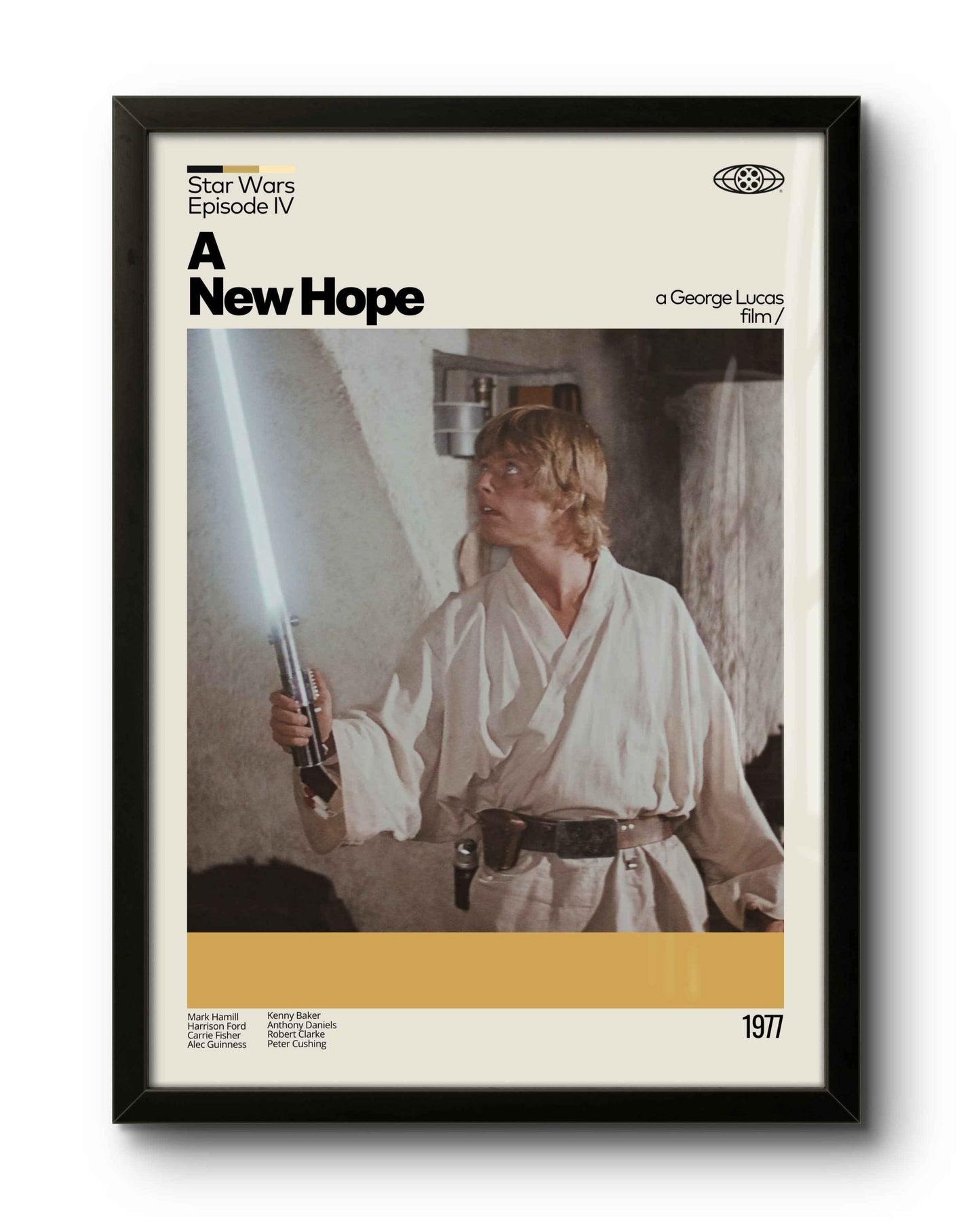 Quadro: Star Wars / Episódio IV (1977) v2 - Quadraê