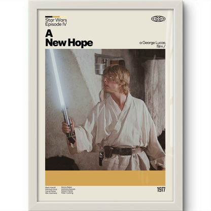 Quadro: Star Wars / Episódio IV (1977) v2 - Quadraê
