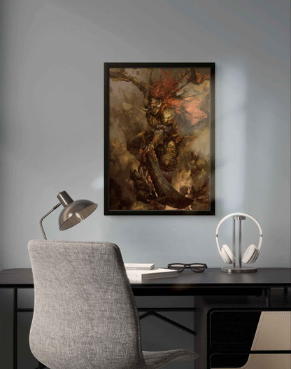 Quadro: Starscourge Radahn / Full Canvas (Elden Ring) - Quadraê