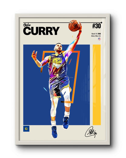 Quadro: Stephen Curry / Golden State Warriors (NBA)