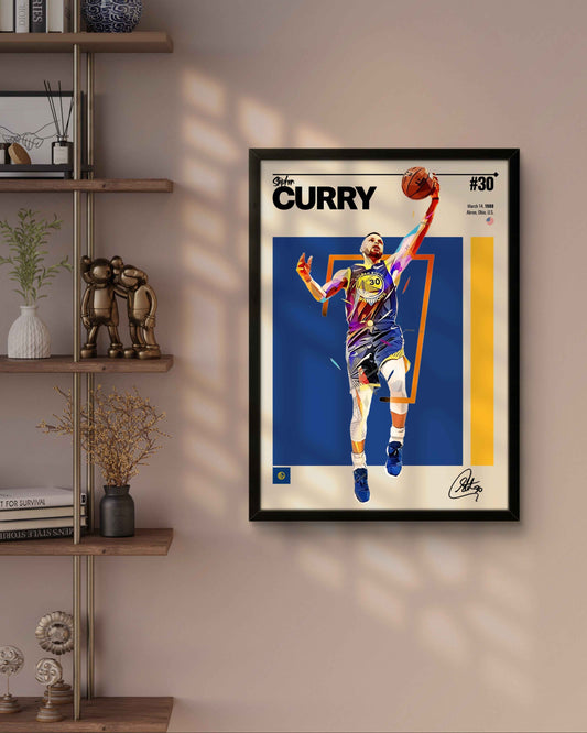 Quadro: Stephen Curry / Golden State Warriors (NBA)