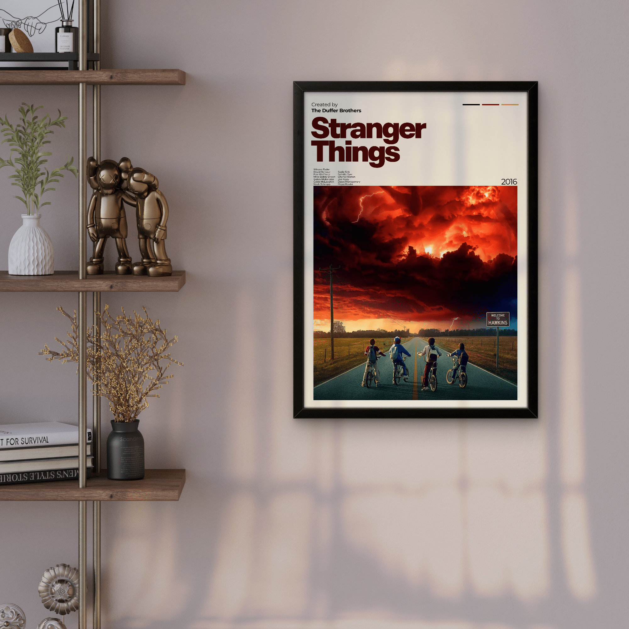 Quadro: Stranger Things (2016) v2 - Quadraê