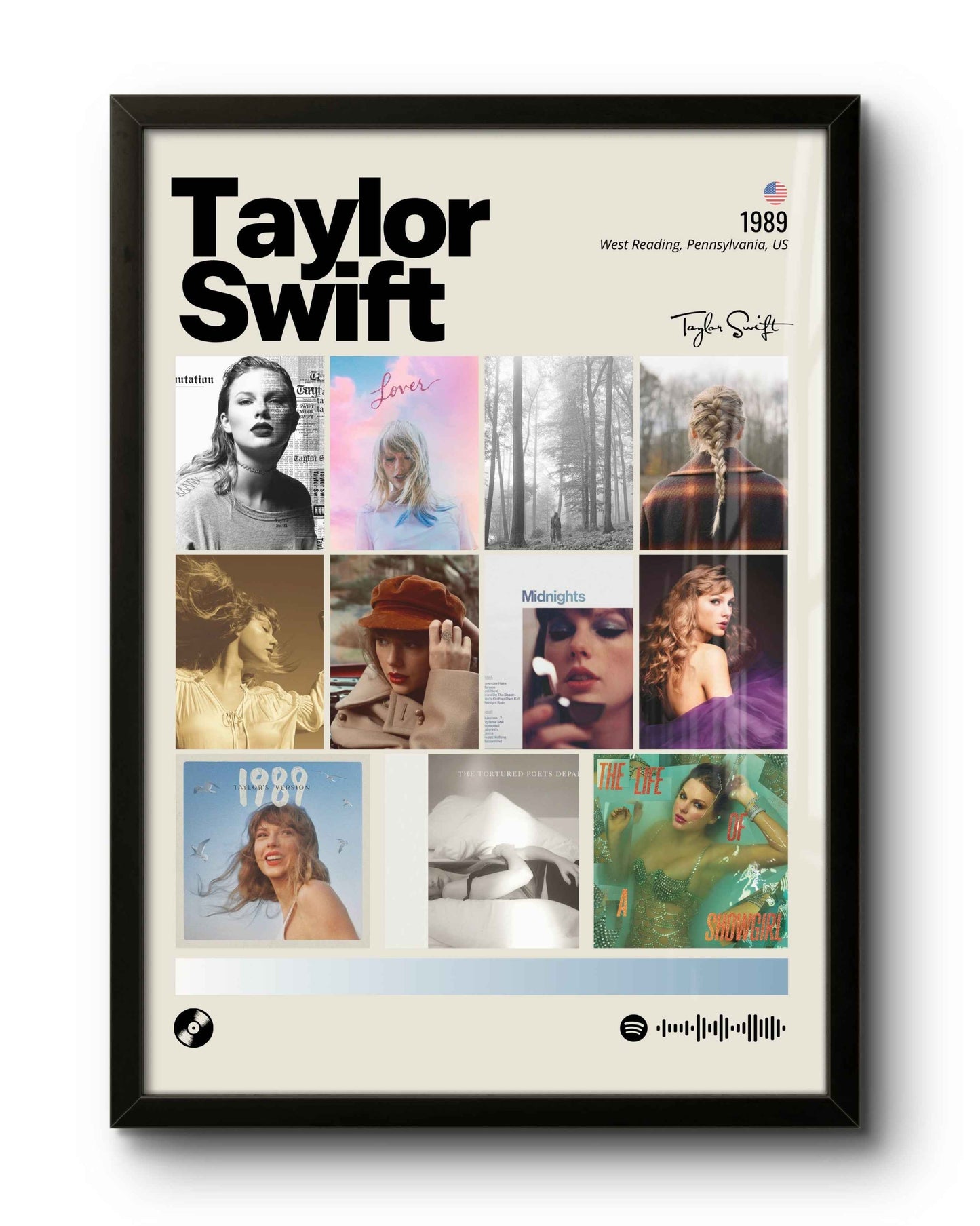 Quadro: Taylor Swift / Discografia (1989)