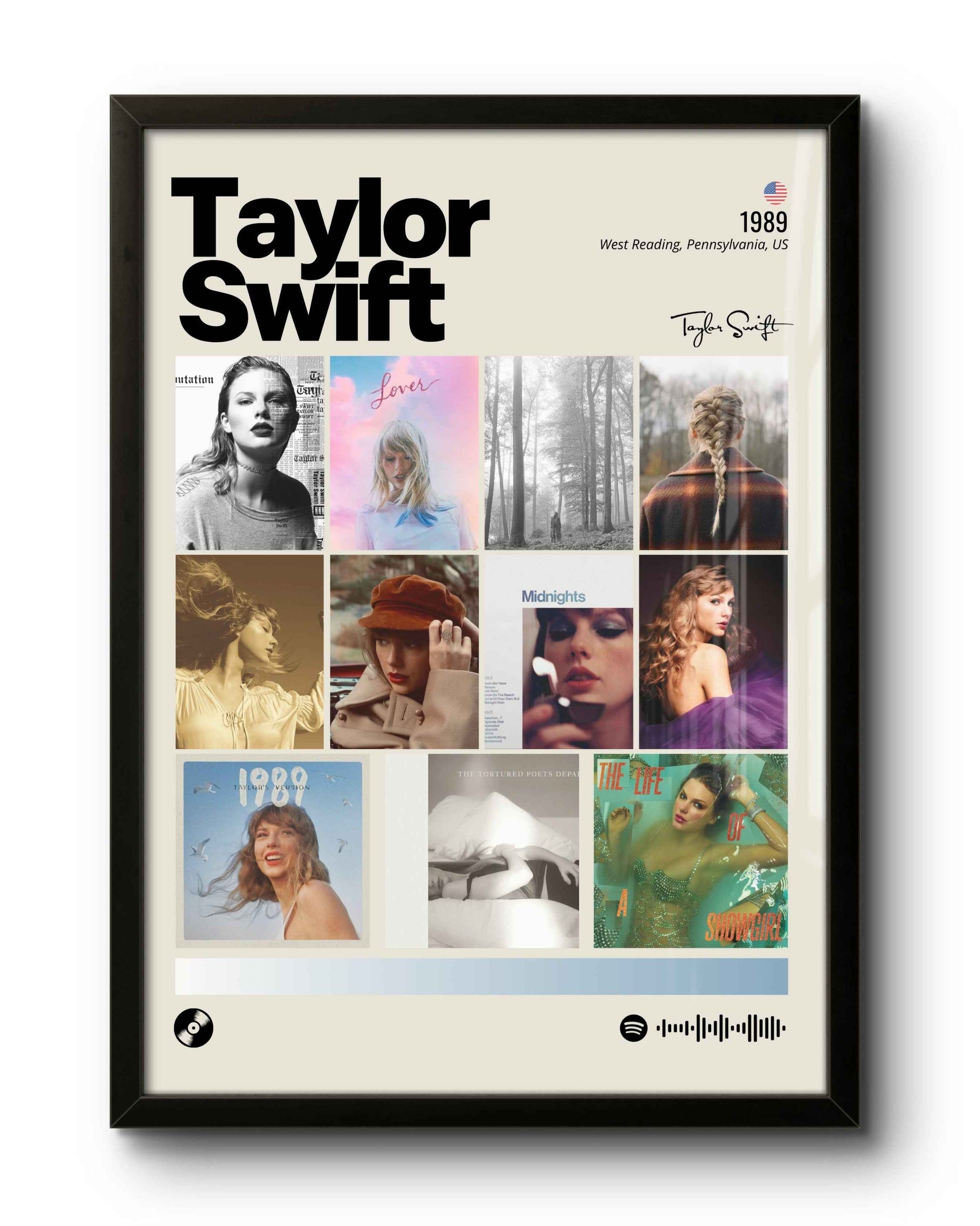 Quadro: Taylor Swift / Discografia (1989)