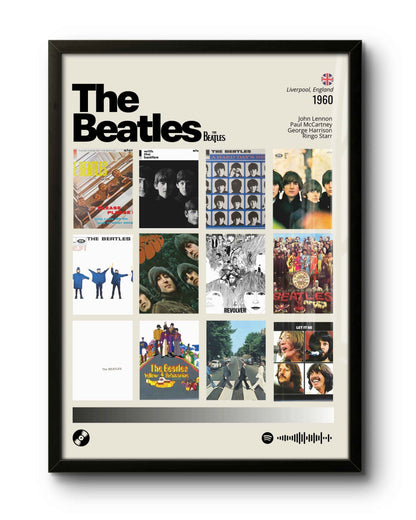 Quadro: The Beatles / Discografia (1960)