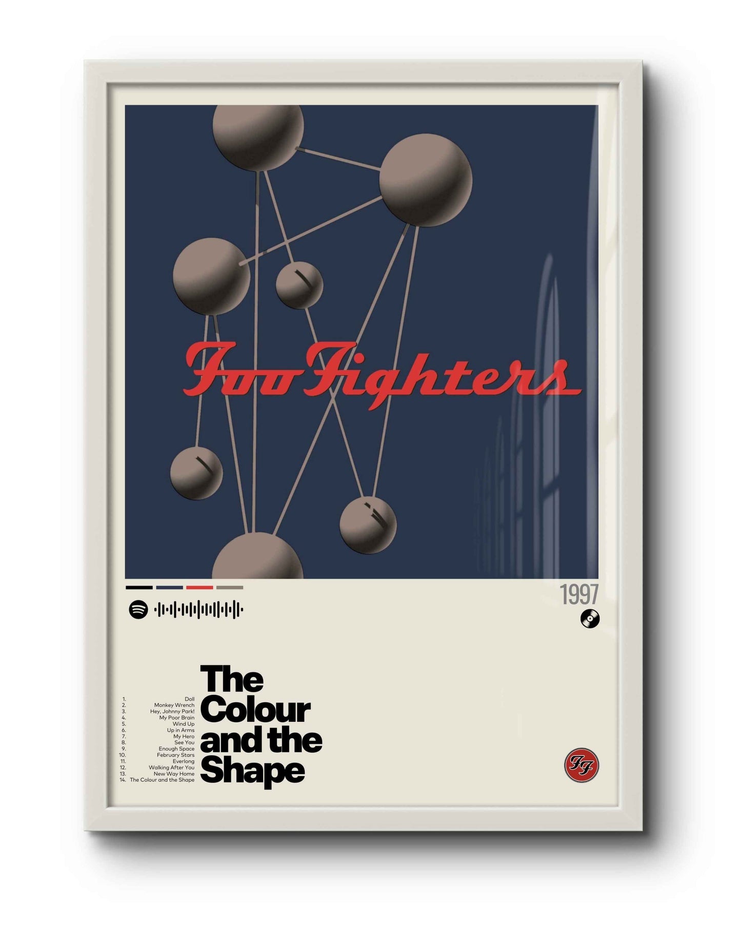 Quadro: The Colour and the Shape (1997) by Foo Fighters