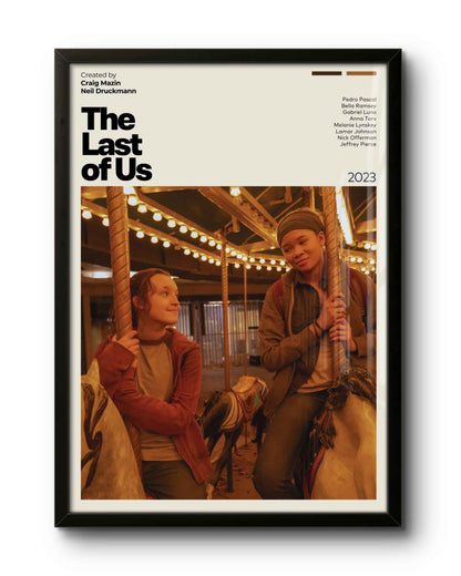 Quadro: The Last of Us (2023) / Ellie & Riley - Quadraê