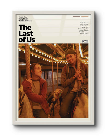 Quadro: The Last of Us (2023) / Ellie & Riley - Quadraê