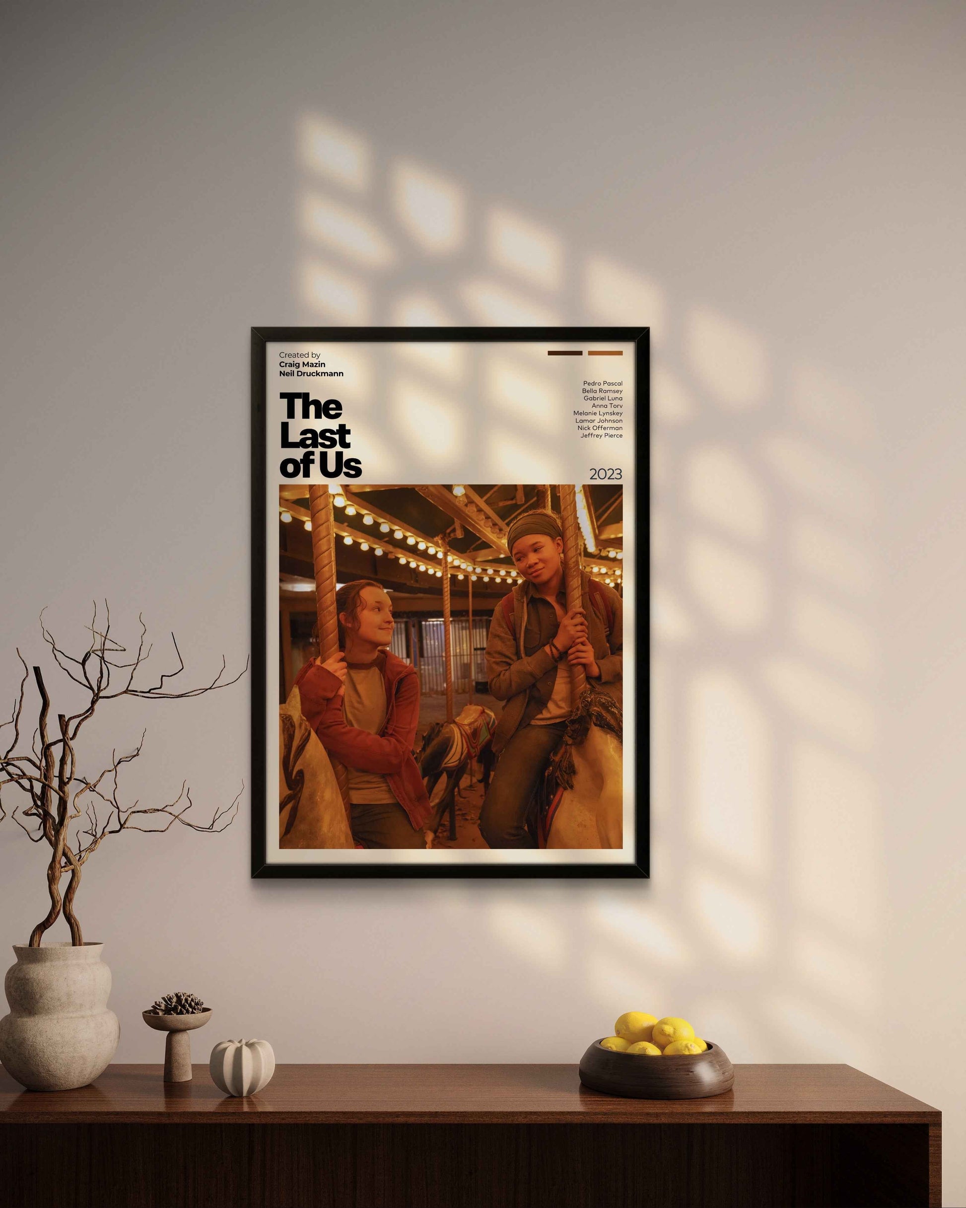 Quadro: The Last of Us (2023) / Ellie & Riley - Quadraê