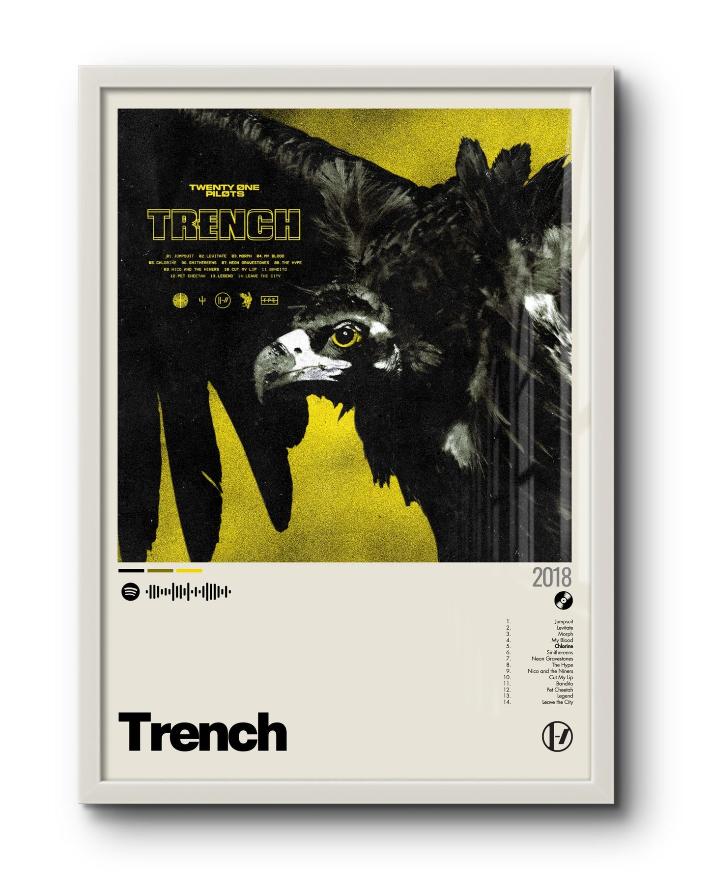 Quadro: Trench (2018) by Twenty One Pilots - Quadraê