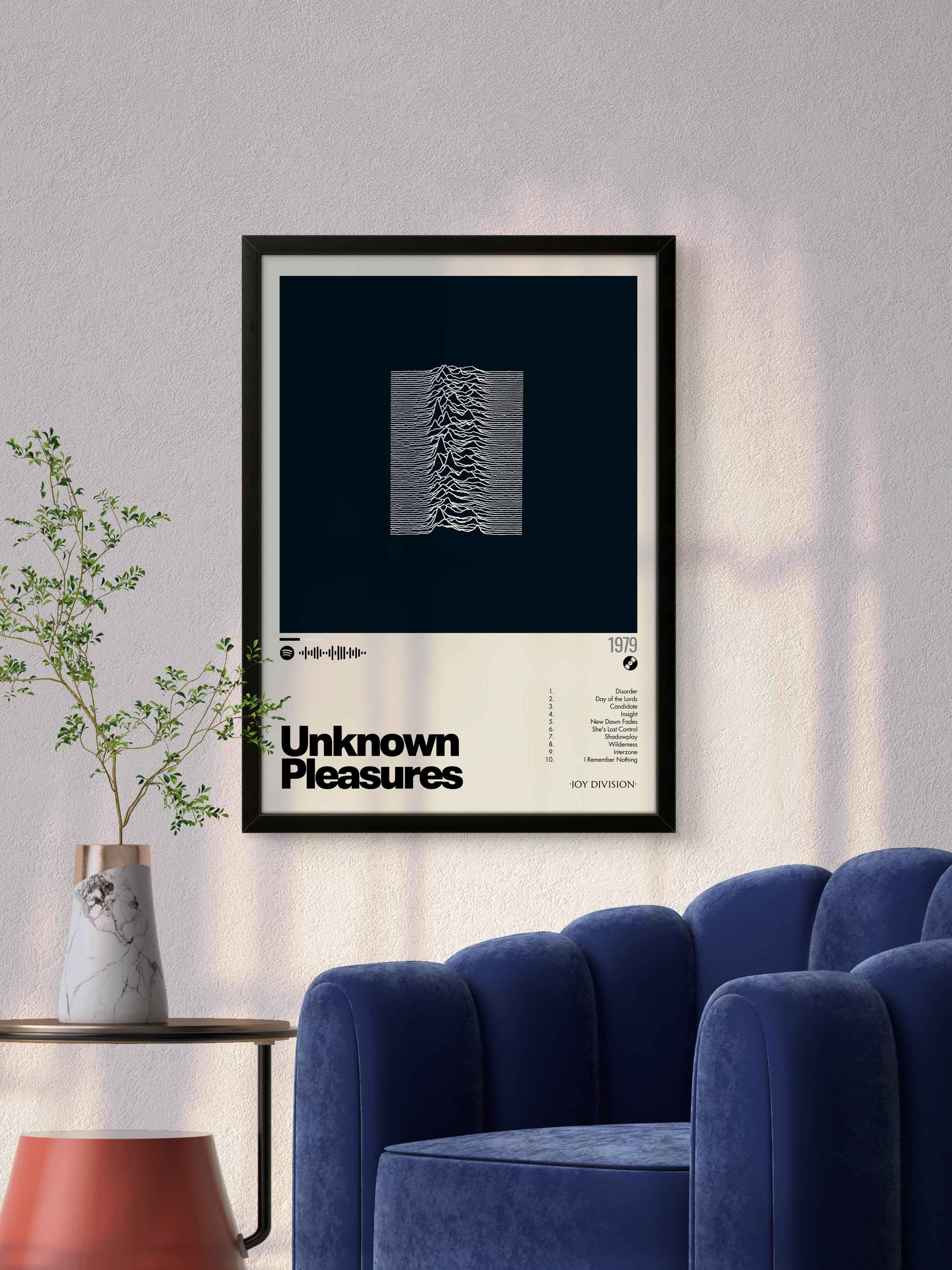 Quadro: Unknown Pleasures (1979) by Joy Division