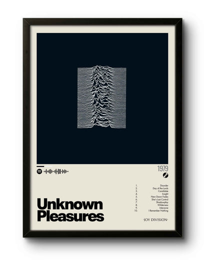 Quadro: Unknown Pleasures (1979) by Joy Division