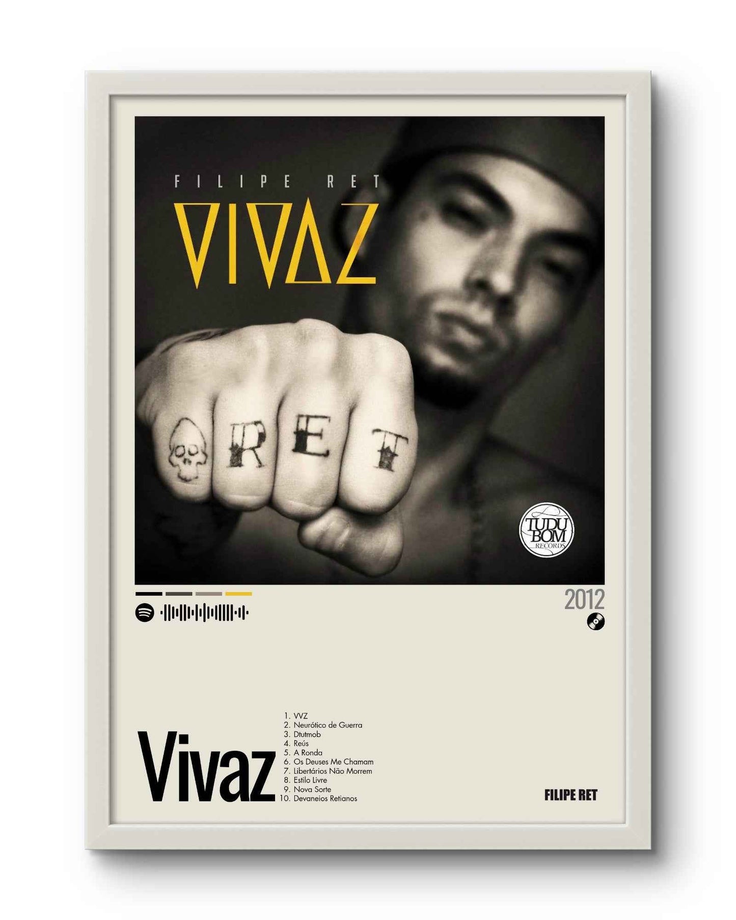 Quadro: Vivaz (2012) por Filipe Ret - Quadraê