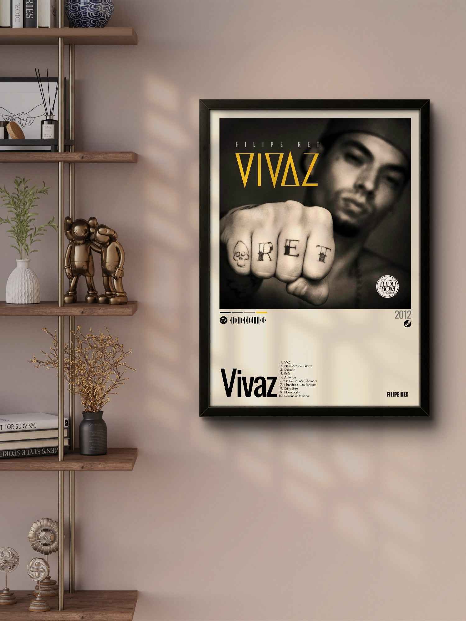 Quadro: Vivaz (2012) por Filipe Ret - Quadraê