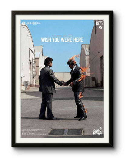 Quadro: Wish You Were Here (1975) by Pink Floyd / Full Canvas