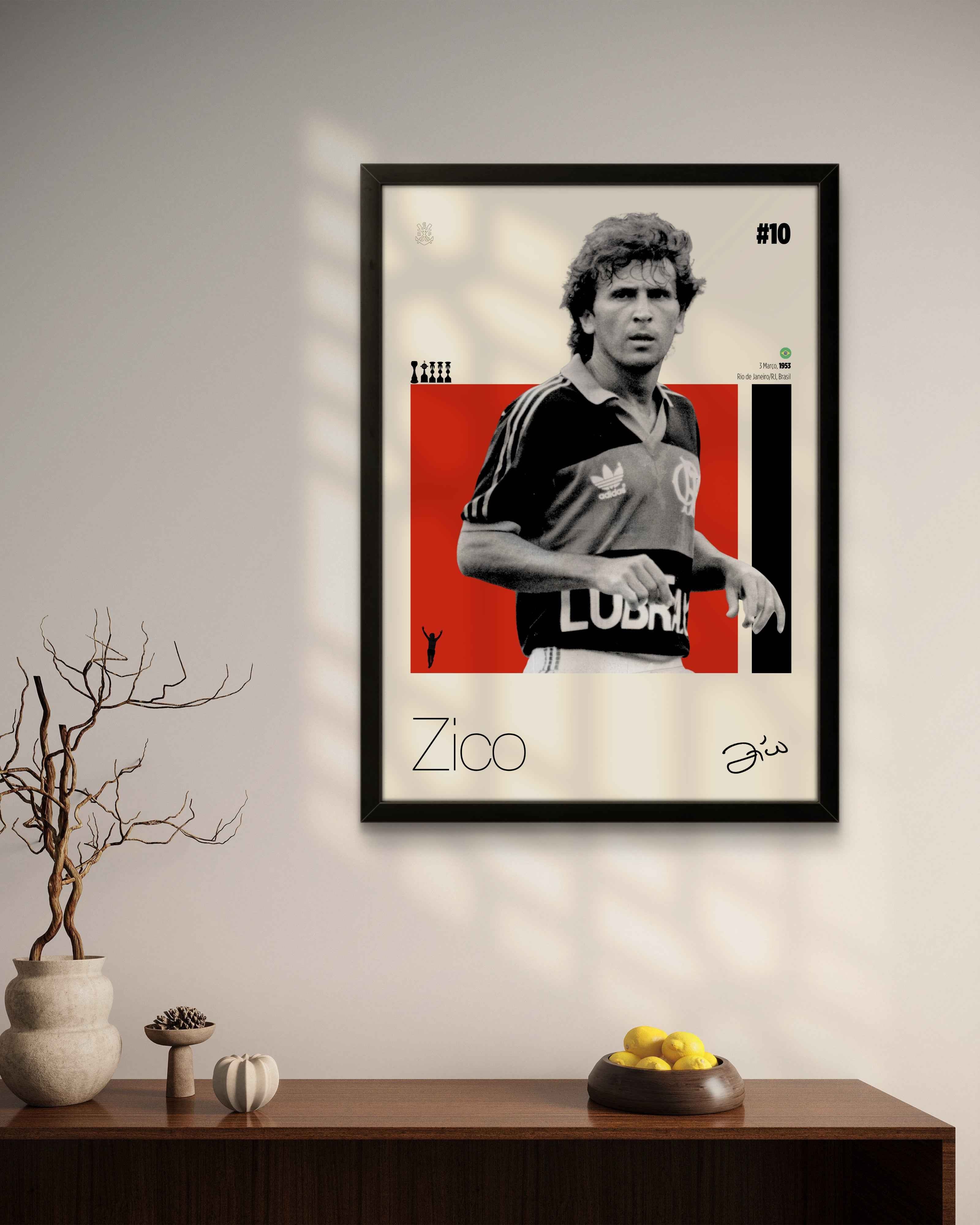 Quadro: Zico (CRF)