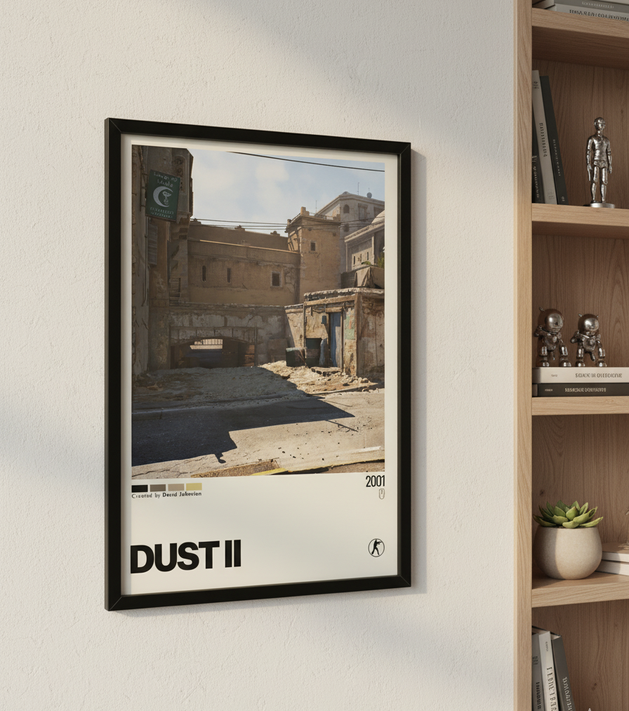 Quadro: Dust II (Counter-Strike)