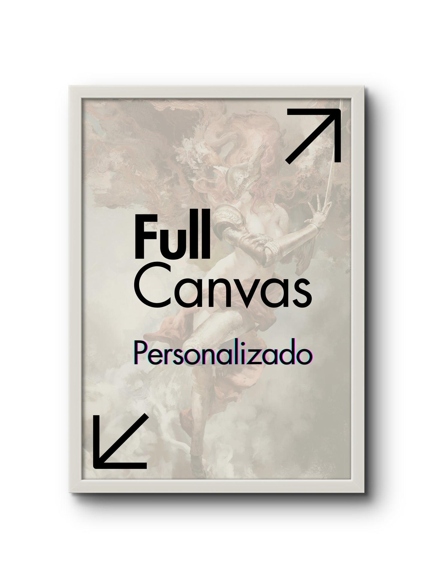 Quadro: PERSONALIZE Full Canvas (Tema Livre)