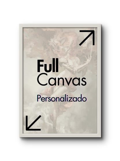Quadro: PERSONALIZE Full Canvas (Tema Livre)